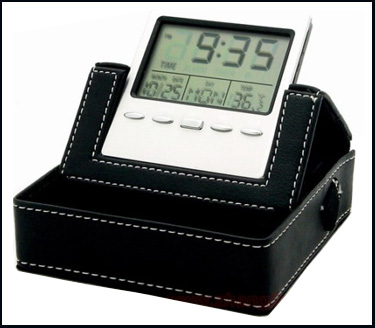 皮质便签盒万年历