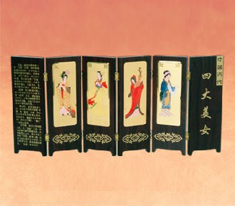 点击查看《中国古代四大美女屏风》详情