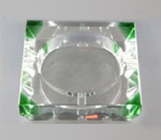 拼角水晶烟灰缸(绿)